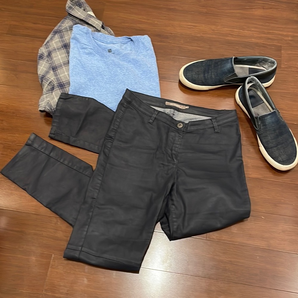 Sandwich_  Dark Stretch Tregging  Denim Blue Jeans